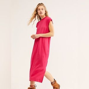 Free People Beach All Day Long Midi T-Shirt Dress